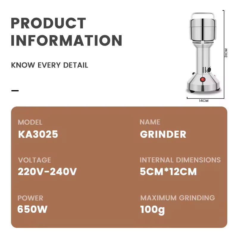 مطحنة بن وتوابل KA3025